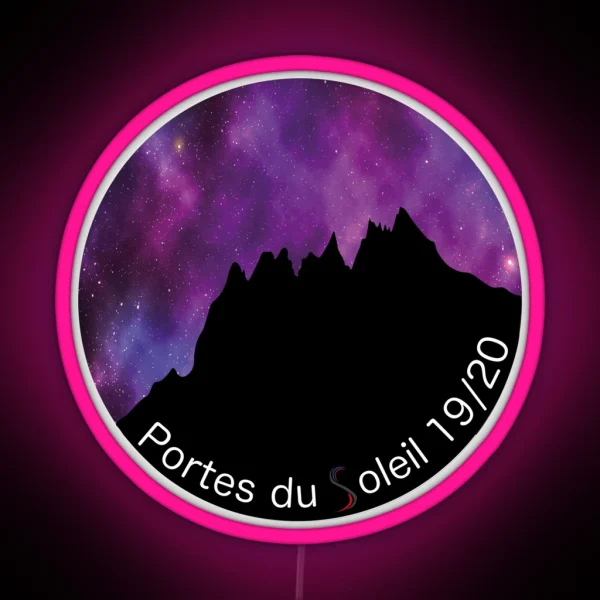 Portes Du Soleil RGB Neon Sign