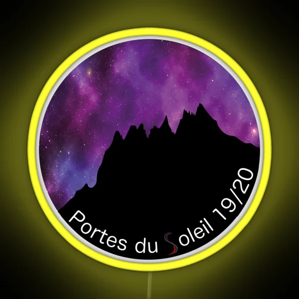 Portes Du Soleil RGB Neon Sign