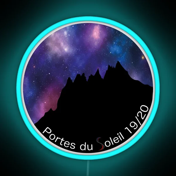 Portes Du Soleil RGB Neon Sign
