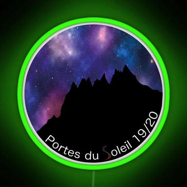 Portes Du Soleil RGB Neon Sign