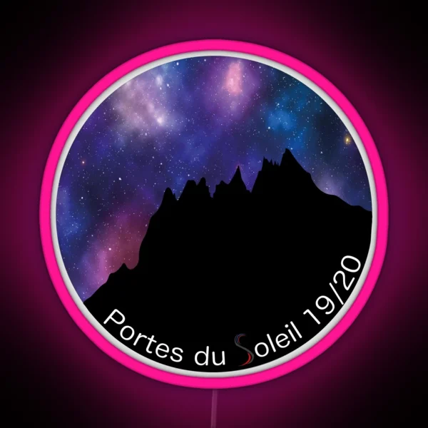 Portes Du Soleil RGB Neon Sign