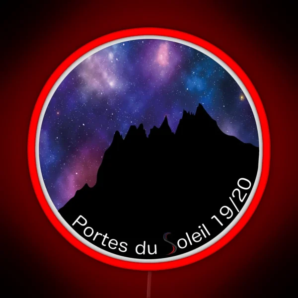 Portes Du Soleil RGB Neon Sign