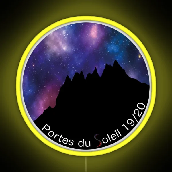 Portes Du Soleil RGB Neon Sign