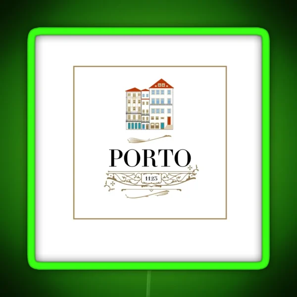 Porto Portugal RGB Neon Sign