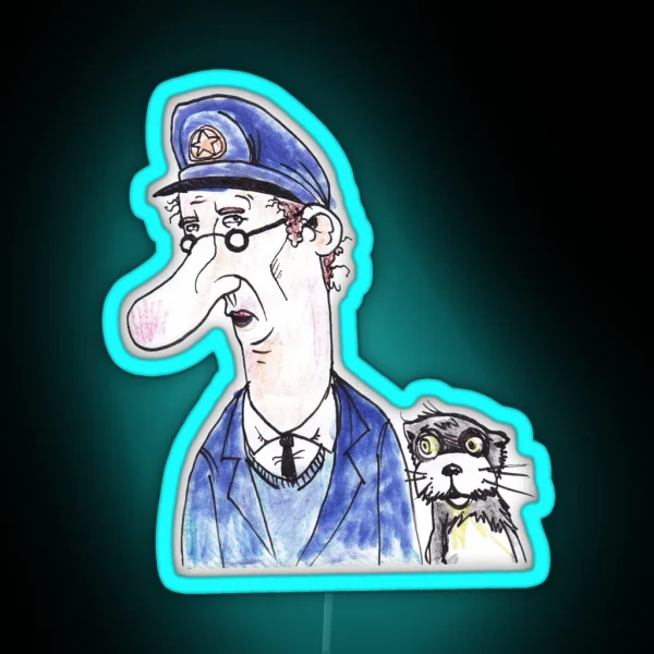 Post Person Patrick RGB Neon Sign
