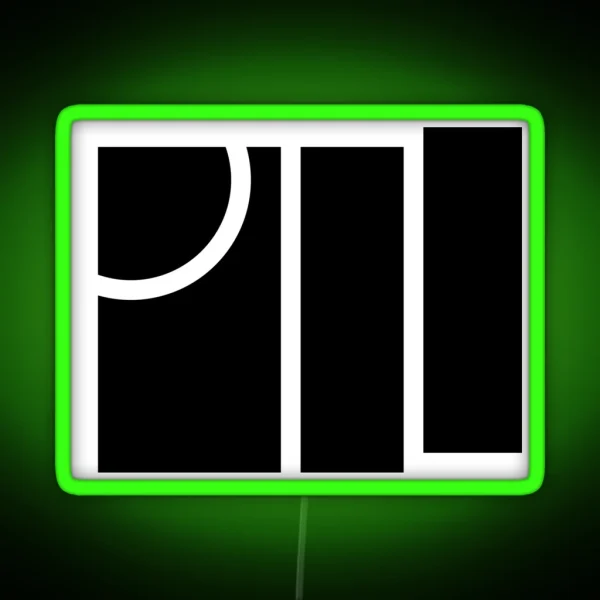 Post Tenebras Lux Letter Logo IYKYK Inverted 2 RGB Neon Sign
