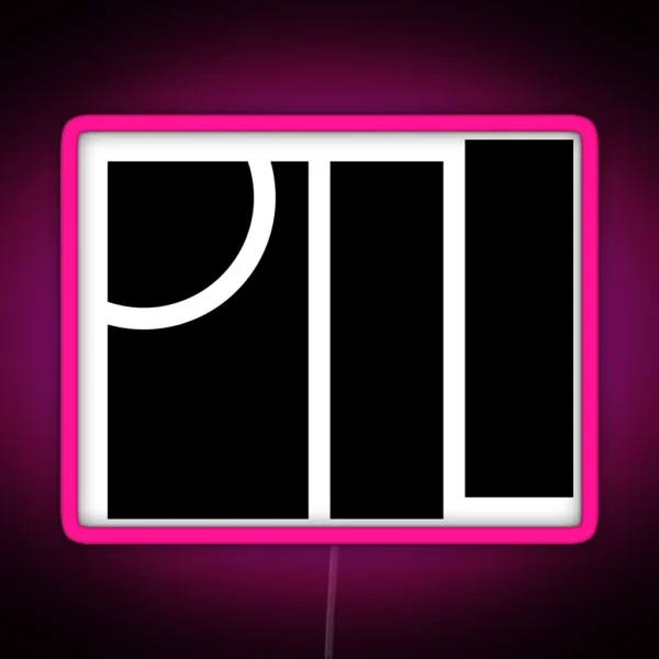 Post Tenebras Lux Letter Logo IYKYK Inverted 2 RGB Neon Sign
