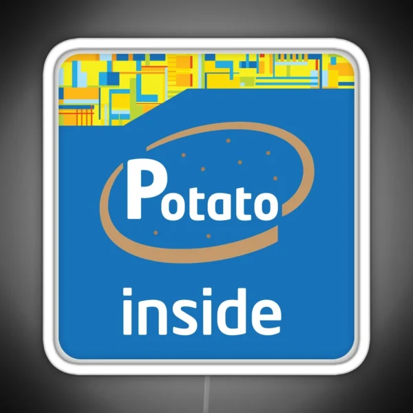 Potato Inside RGB Neon Sign