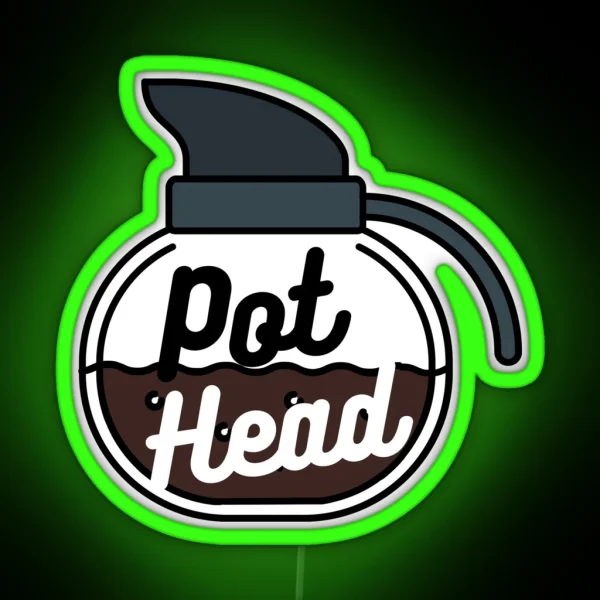 Pothead RGB Neon Sign