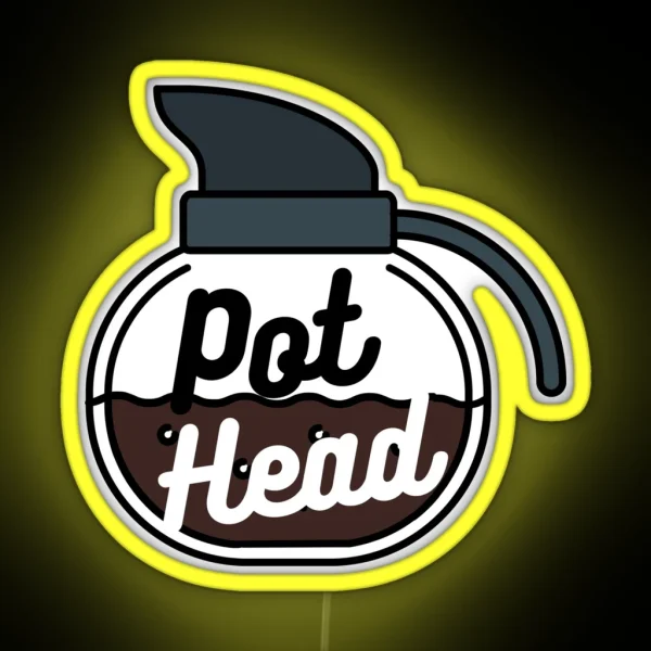 Pothead RGB Neon Sign