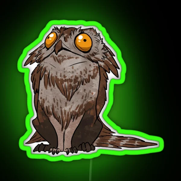 Potoo Griffin RGB Neon Sign
