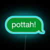 Neon Sign with RGB Lighting - Blue