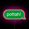 A creative and SEO-friendly alt text for 'pottah-rgb-neon-sign-49951-pink.webp' would be: "Vibrant RGB Neon Pink Sign." Th...