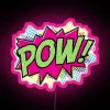Cartoon Neon Sign in Pink