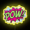 neon sign cartoon rgb yellow