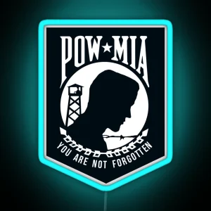 POW MIA RGB Neon Sign