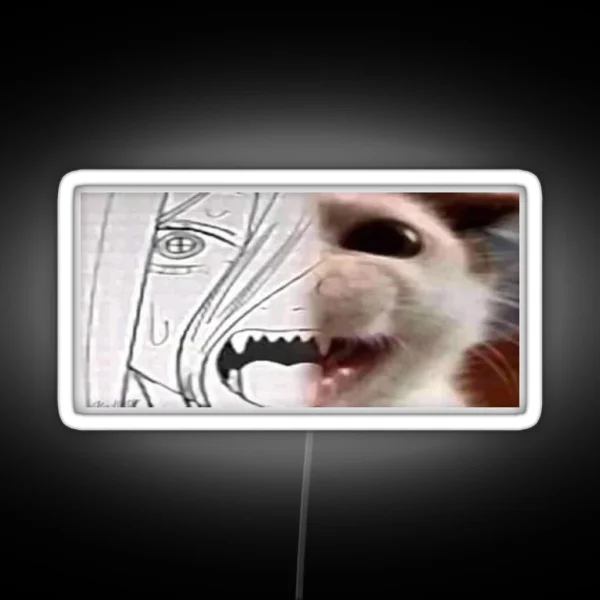 Power Cat Scream RGB Neon Sign