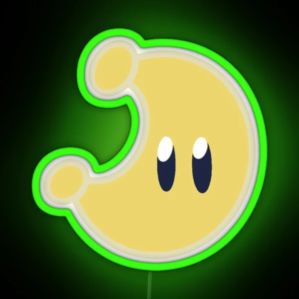 Power Moon RGB Neon Sign