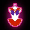 Neon Pink Wardrobe Sign for The Power of Mars