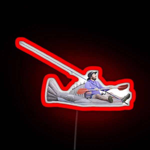 Powerfish On A Fish Havin A Fish RGB Neon Sign