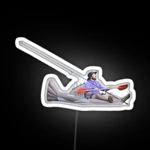 Powerfish On A Fish Havin A Fish RGB Neon Sign