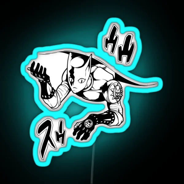 Powerful Stand RGB Neon Sign