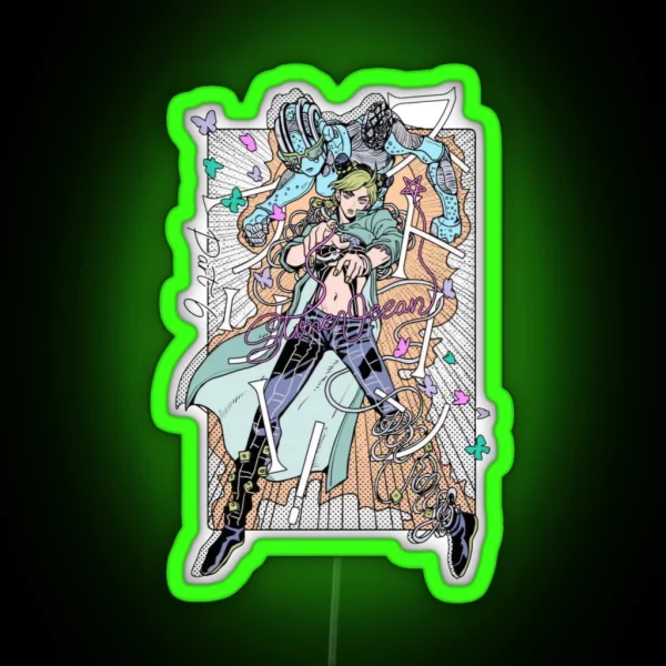 Powerful Stand User RGB Neon Sign