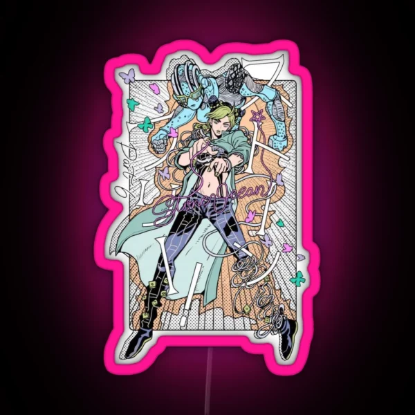 Powerful Stand User RGB Neon Sign