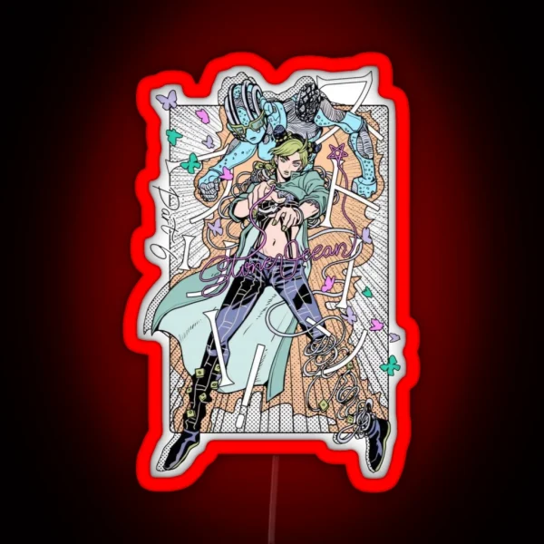 Powerful Stand User RGB Neon Sign
