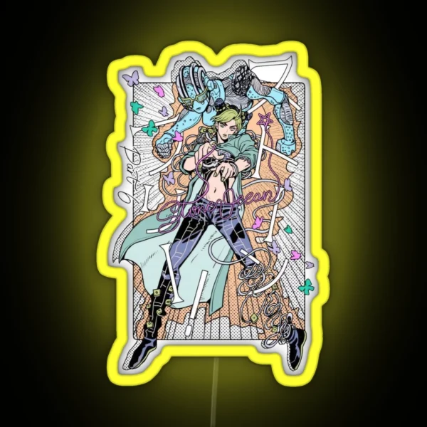 Powerful Stand User RGB Neon Sign