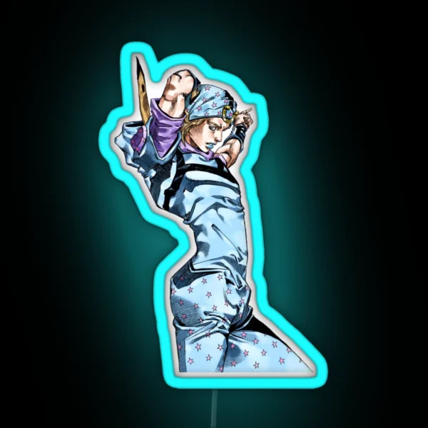 Powerful Stand User RGB Neon Sign