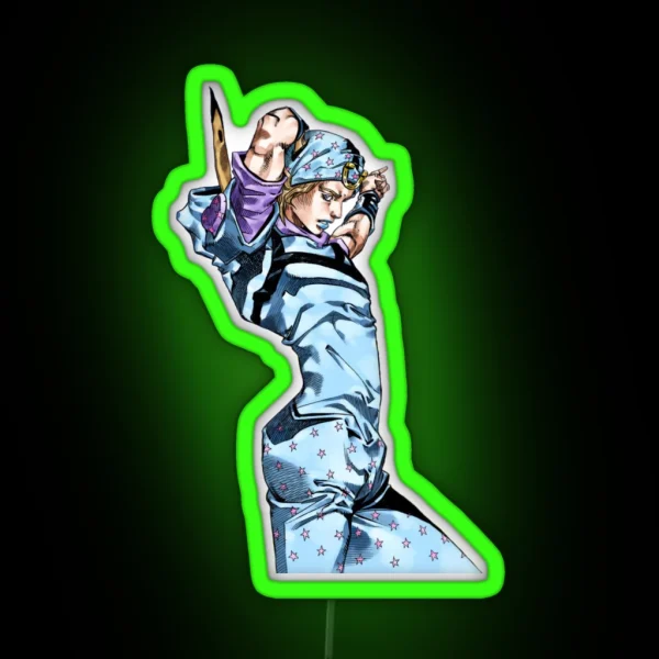 Powerful Stand User RGB Neon Sign