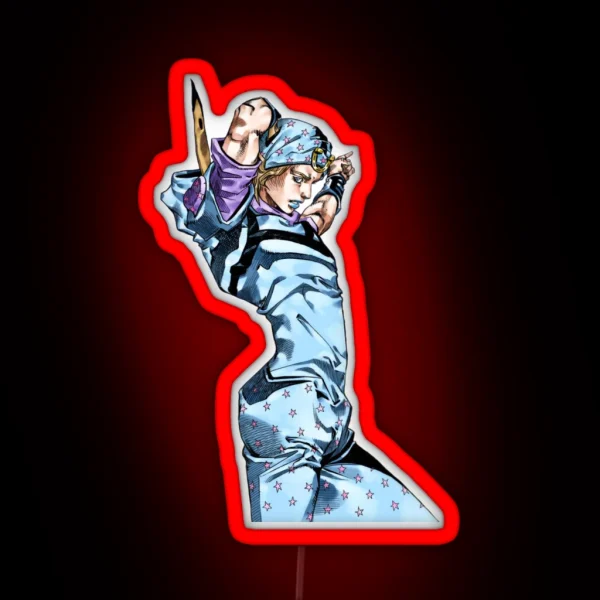 Powerful Stand User RGB Neon Sign