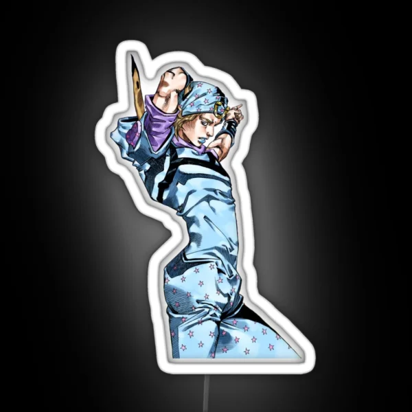 Powerful Stand User RGB Neon Sign