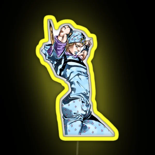 Powerful Stand User RGB Neon Sign
