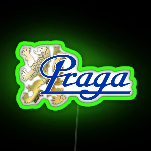 Praga Karts RGB Neon Sign
