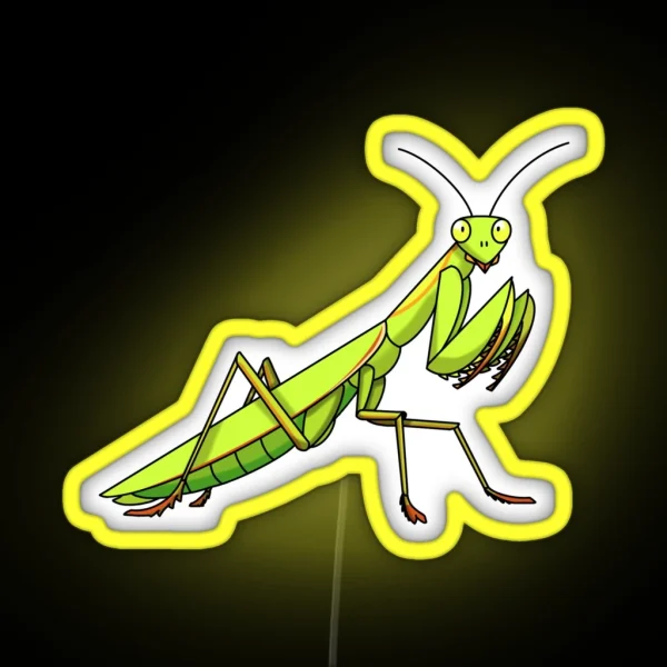 Praying Mantis RGB Neon Sign