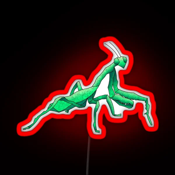 Praying Mantis RGB Neon Sign
