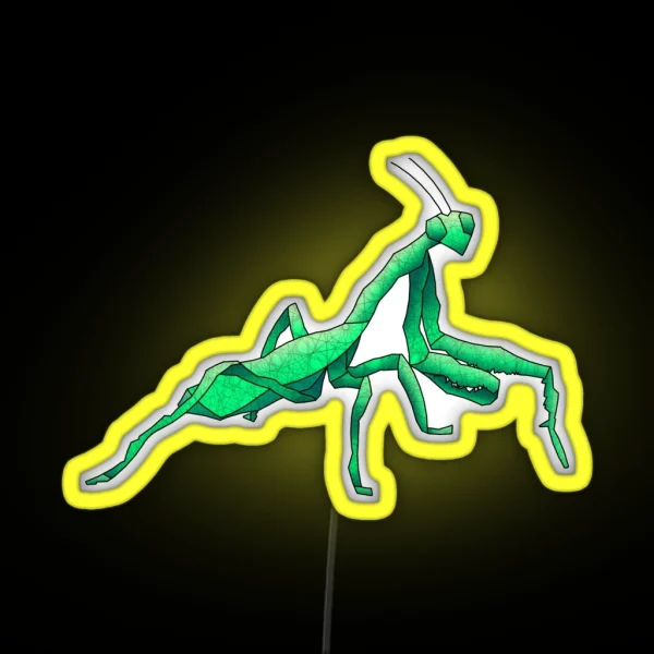 Praying Mantis RGB Neon Sign