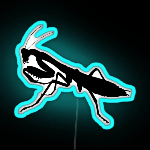 Praying Mantis RGB Neon Sign