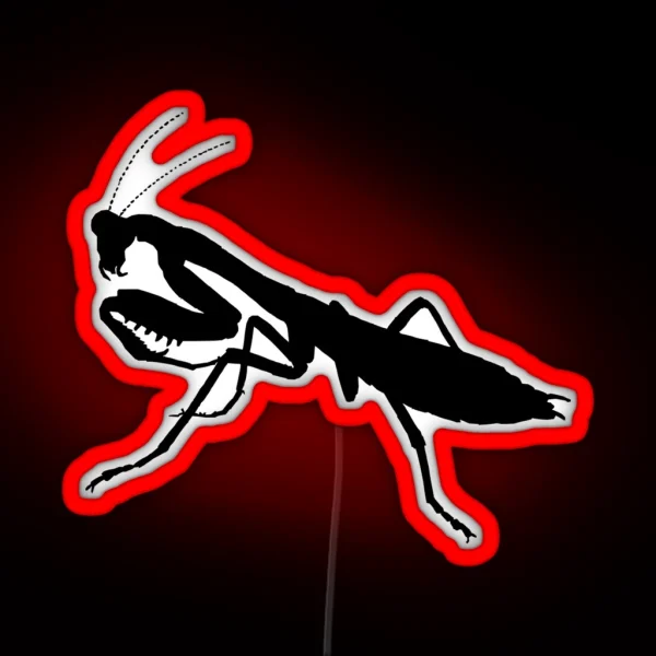 Praying Mantis RGB Neon Sign