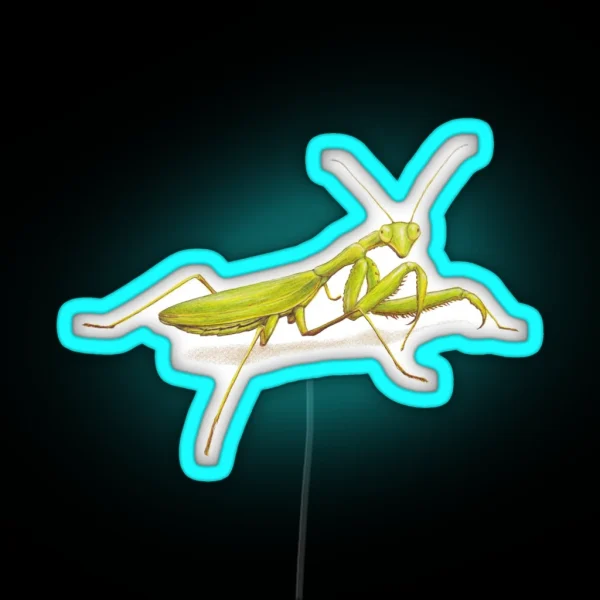 Praying Mantis RGB Neon Sign