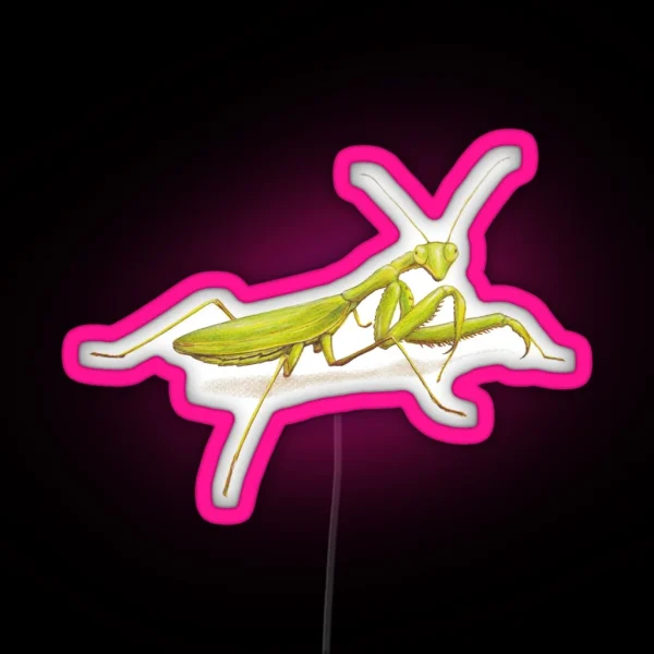 Praying Mantis RGB Neon Sign