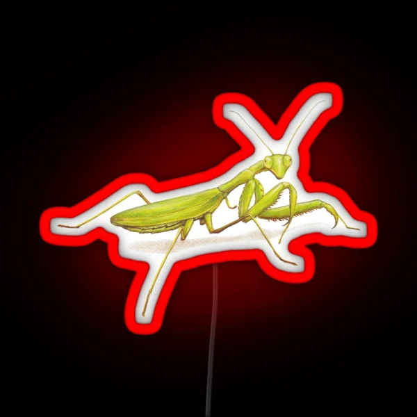 Praying Mantis RGB Neon Sign