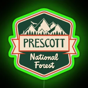 Prescott National Forest RGB Neon Sign