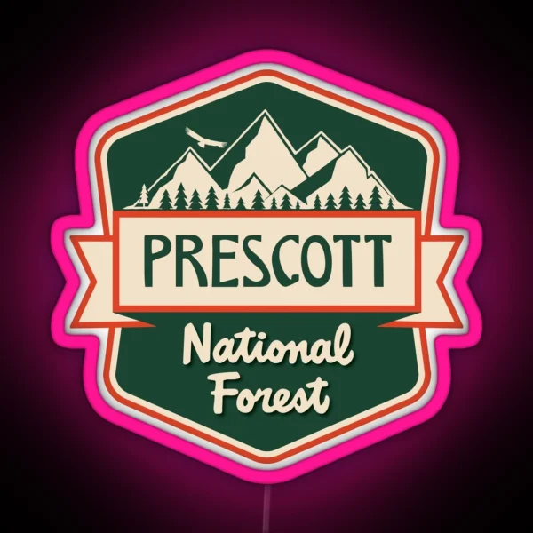 Prescott National Forest RGB Neon Sign