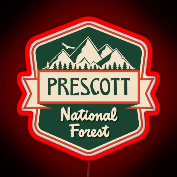 Prescott National Forest RGB Neon Sign