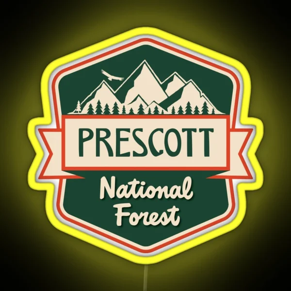 Prescott National Forest RGB Neon Sign