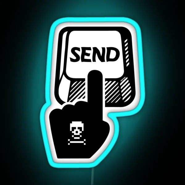 Press Send RGB Neon Sign