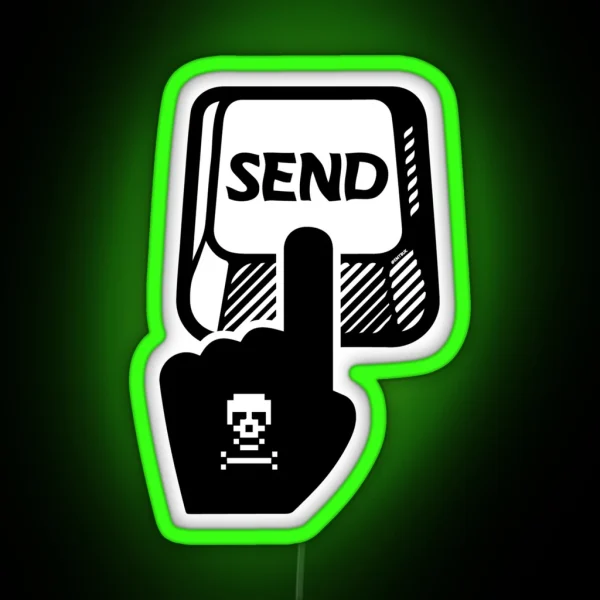 Press Send RGB Neon Sign